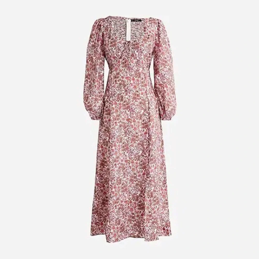 🌸 J. Crew Sweetheart long-sleeve midi dress in fête floral - Picture 5 of 5